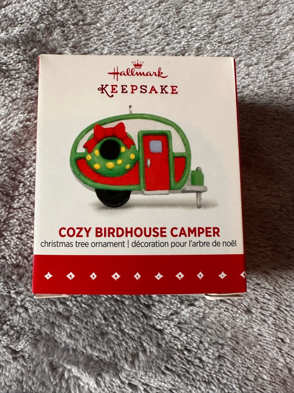2015 Hallmark Keepsake "Cozy Birdhouse Camper" miniature ornament New in Box